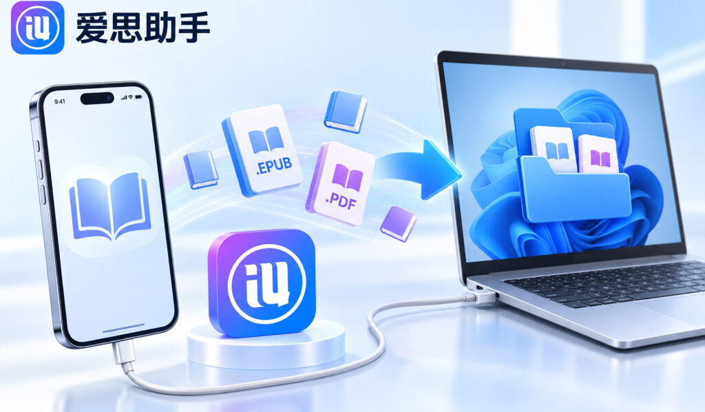 爱思助手怎么导出iPhone电子书