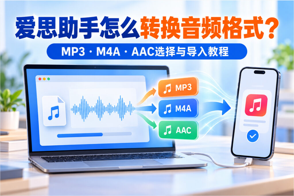 爱思助手怎么转换音频格式