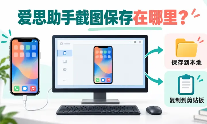 爱思助手实时屏幕截图保存在哪里主题封面