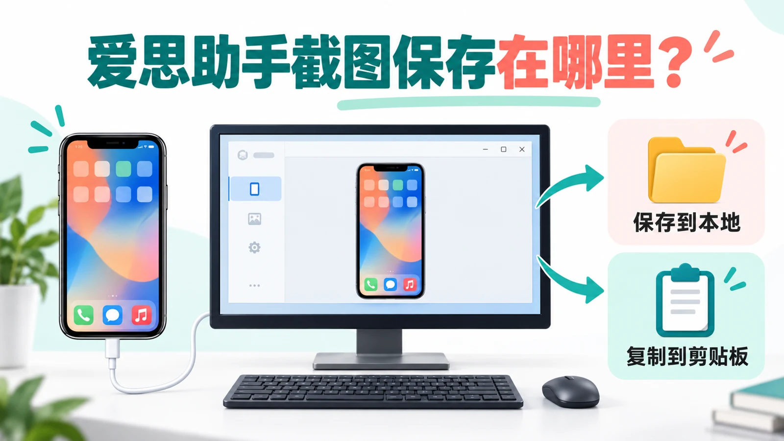 爱思助手实时屏幕截图保存在哪里主题封面