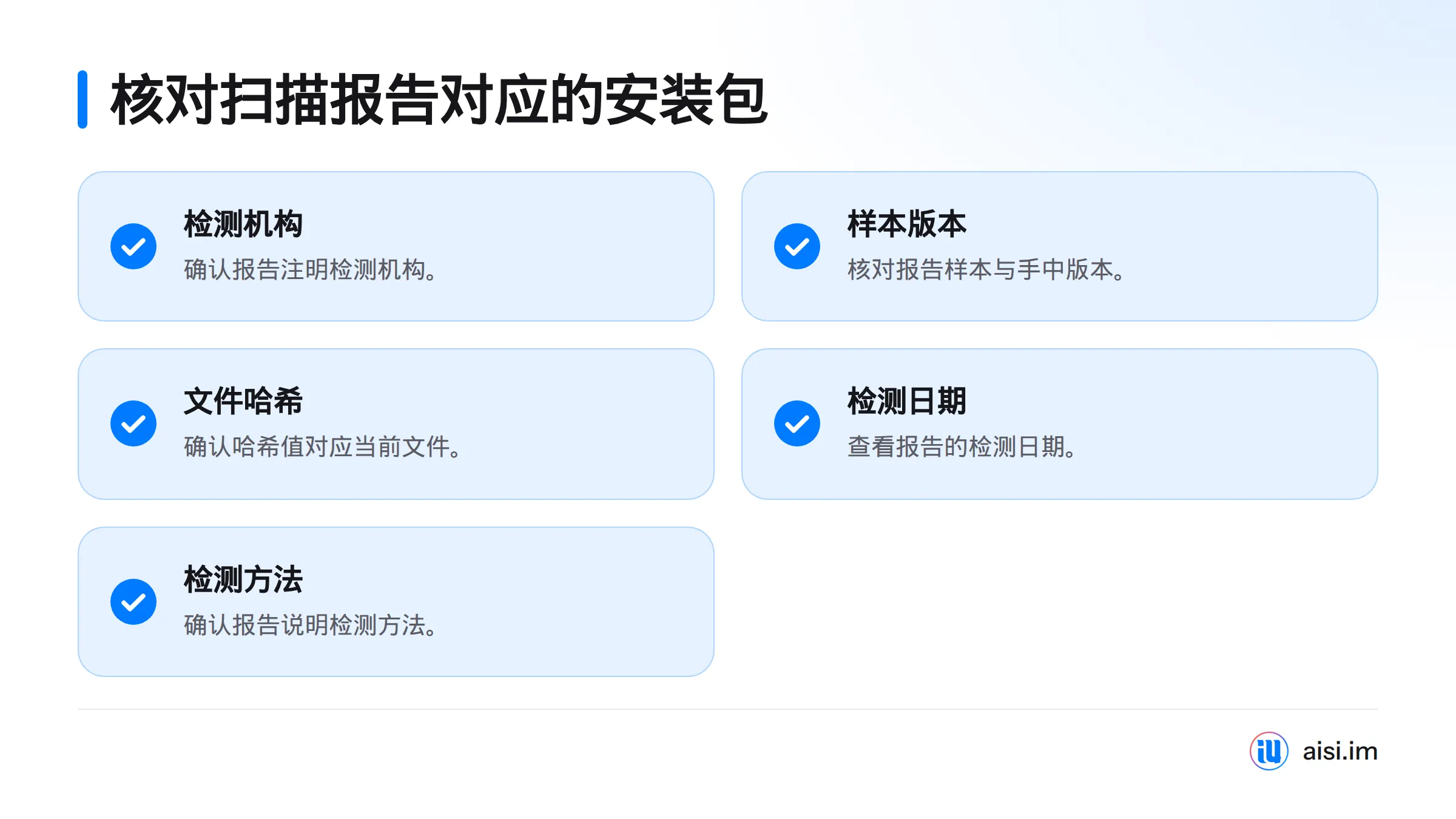 报告应注明检测机构、样本版本、文件哈希、检测日期和检测方法，确保对应当前安装包。